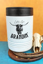 Longhorn Lets Go Brandin Stainless Steel Hugger 12oz - Wholesale Accessory Market
