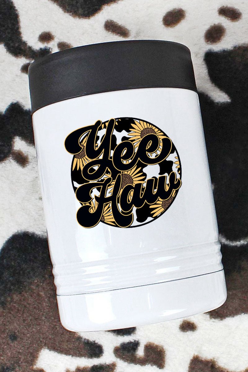 Sunflower Yeehaw Steel Hugger 12oz - Wholesale Accessory Market
