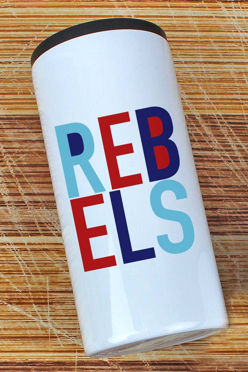 Colorblock Rebels Stainless Steel Slim Hugger - Wholesale Accessory Market