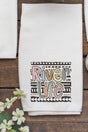 Aztec River Life Waffle Kitchen Towel - Wholesale Accessory Market