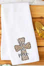 Cross Leopard He Is Risen Waffle Kitchen Towel - Wholesale Accessory Market