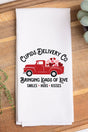 Cupid's Delivery Co. Waffle Kitchen Towel - Wholesale Accessory Market