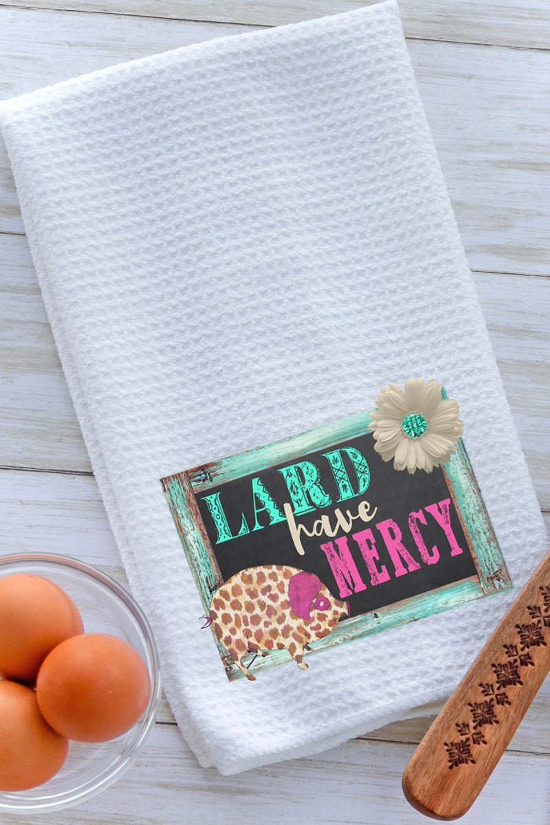 Lard Have Mercy Waffle Kitchen Towel Wholesale Accessory Market