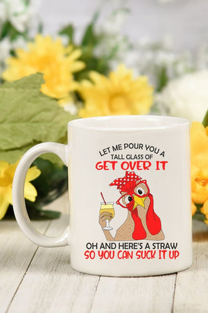 Get Over It Chick White Mug - Wholesale Accessory Market