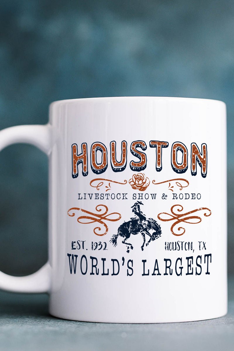 Houston Livestock White Mug Wholesale Accessory Market