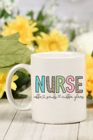 Nurse Colorblock White Mug - Wholesale Accessory Market