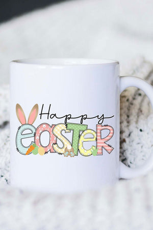 Pastel Happy Easter White Mug - Wholesale Accessory Market