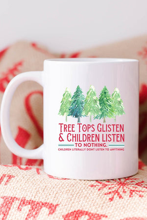 Treetops Glisten Children White Mug - Wholesale Accessory Market