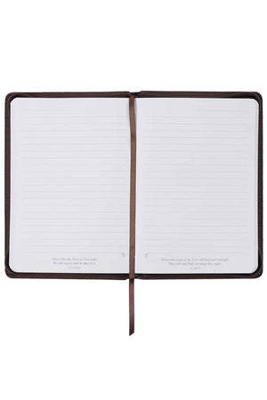 Blessed Man LuxLeather Flexcover Zippered Journal - Wholesale Accessory Market