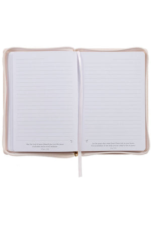 Amazing Grace Floral LuxLeather Zippered Journal - Wholesale Accessory Market