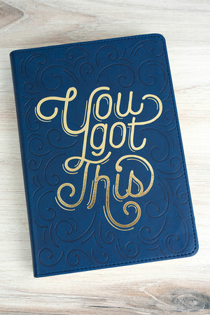 You Got This Blue LuxLeather Journal