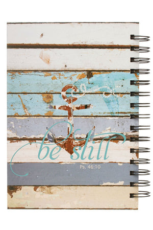 Be Still and Know Coastal Large Wirebound Journal - Wholesale Accessory Market