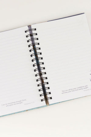 Be Still and Know Coastal Large Wirebound Journal - Wholesale Accessory Market
