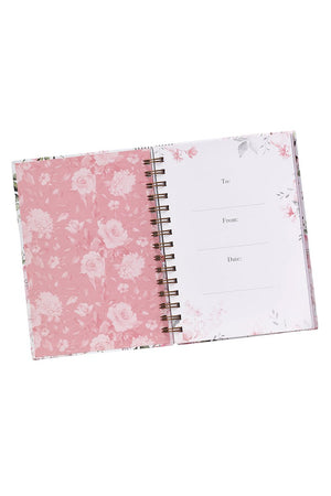 Proverbs 3:5 'Trust In The Lord' Floral Hardcover Wirebound Journal - Wholesale Accessory Market