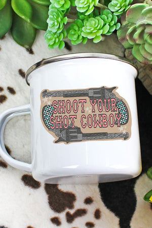 Shoot Your Shot Cowboy Campfire Mug - Wholesale Accessory Market