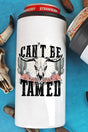 Steer Skull Can't Be Tamed Stainless Steel Slim Hugger - Wholesale Accessory Market