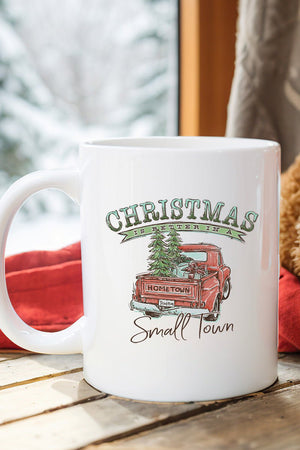 Christmas Better In A Small Town White Mug - Wholesale Accessory Market