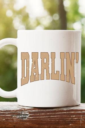 Distressed Darlin' White Mug - Wholesale Accessory Market