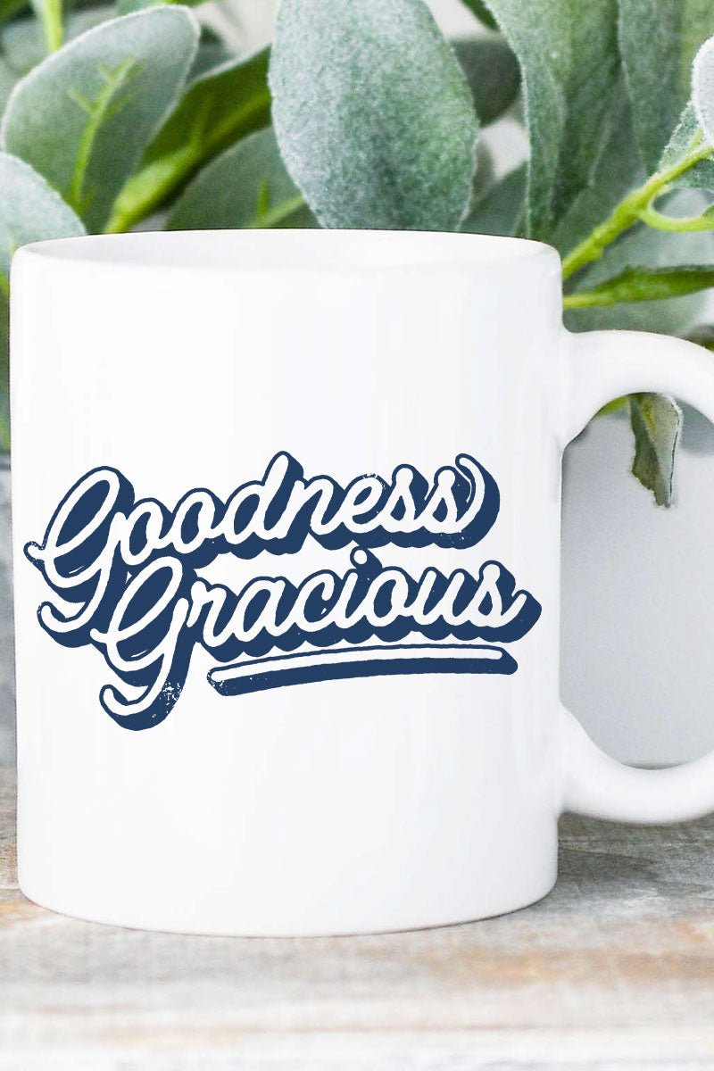 Goodness Gracious White Mug - Wholesale Accessory Market