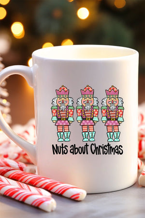 Nuts About Christmas White Mug - Wholesale Accessory Market