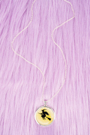 We Fly At Midnight Silvertone Necklace - Wholesale Accessory Market