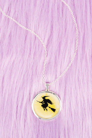 We Fly At Midnight Silvertone Necklace - Wholesale Accessory Market