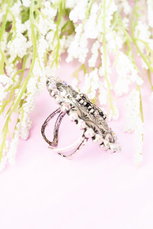 Crystal Cross Ring - Wholesale Accessory Market