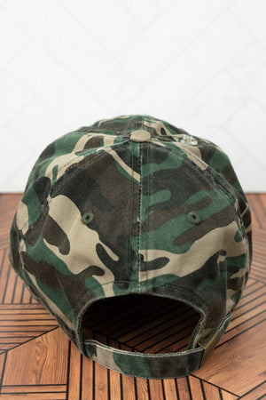 Distressed Camo with Pink Flag Tactical Operator Cap - Wholesale Accessory Market