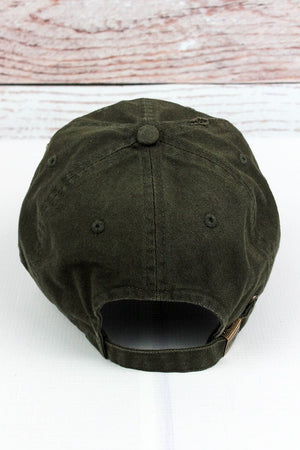 Distressed Olive Subdued Flag Tactical Operator Cap - Wholesale Accessory Market