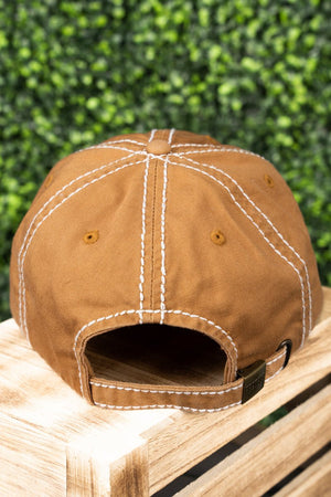 Timber Brown Skull Flag Cap - Wholesale Accessory Market