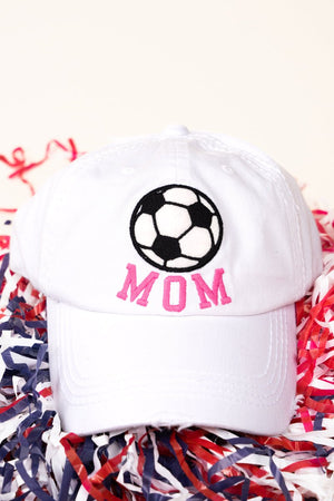 Distressed White 'Soccer Mom' Cap - Wholesale Accessory Market