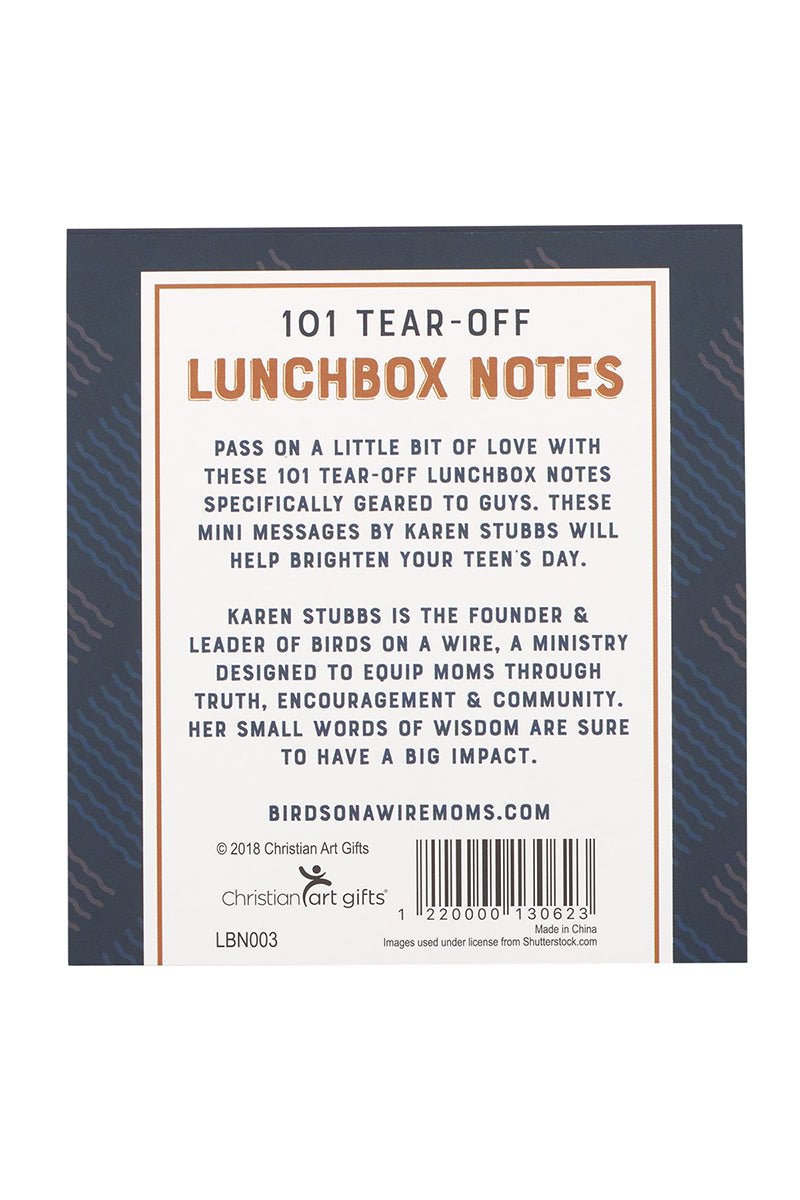 101 Tear-Off Lunchbox Notes For Guys - Wholesale Accessory Market