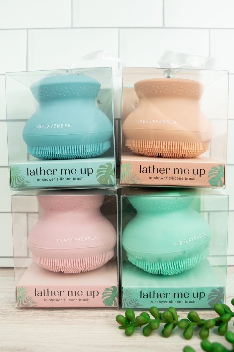 One Lather Me Up In-Shower Silicone Brush - SHIPS ASSORTED - Wholesale Accessory Market