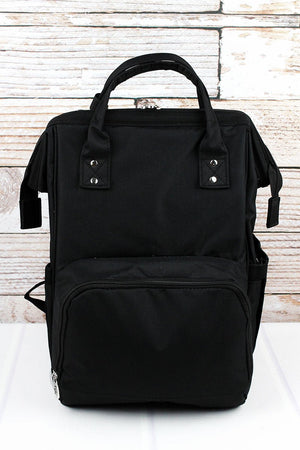 NGIL Black Diaper Bag Backpack - Wholesale Accessory Market