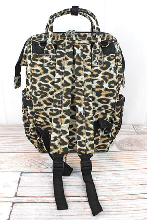 NGIL Leopard Diaper Bag Backpack - Wholesale Accessory Market