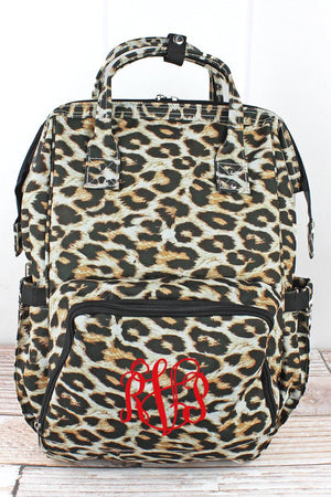 NGIL Leopard Diaper Bag Backpack - Wholesale Accessory Market