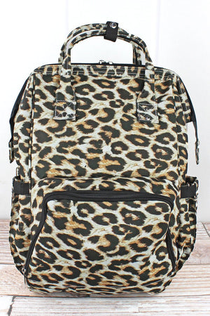 NGIL Leopard Diaper Bag Backpack - Wholesale Accessory Market