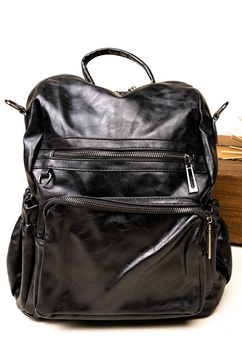 Best faux leather backpack Clearance