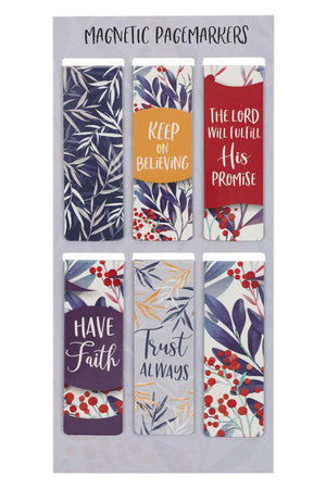 Trust Always 6 Piece Magnetic Page Marker Set - Wholesale Accessory Market
