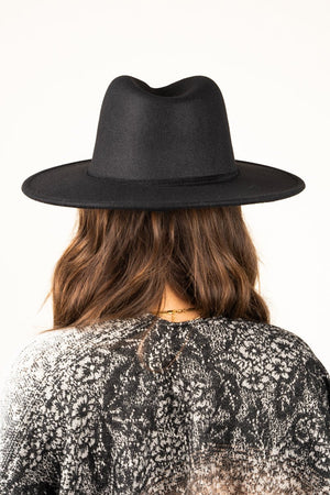 Down From Dover Felt Hat, Black - Wholesale Accessory Market