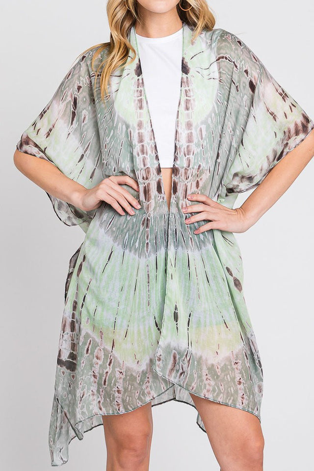 Balmy Breeze Green Kimono - Wholesale Accessory Market