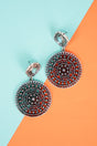 SALE! Medero Turquoise and Silvertone Earrings - Wholesale Accessory Market