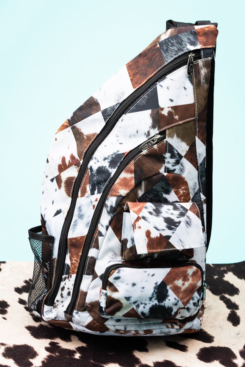 Patchwork Patsy Sling Backpack | Wholesale Accessory Market