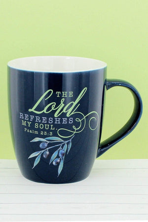 Psalm 23:3 'Lord Refreshes My Soul' Mug - Wholesale Accessory Market