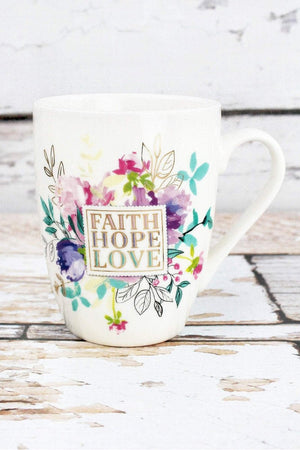 Faith Hope Love Mug - Wholesale Accessory Market