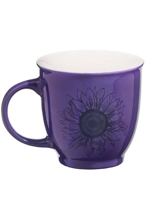 Strength & Dignity Purple Sunflower Mug - Wholesale Accessory Market