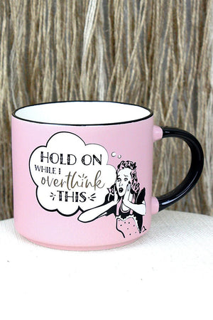 Hold On While I Overthink This Ceramic Bless Your Soul Mug - Wholesale Accessory Market