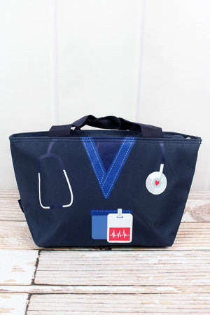 NGIL Scrub Life Navy Insulated Lunch Bag - Wholesale Accessory Market