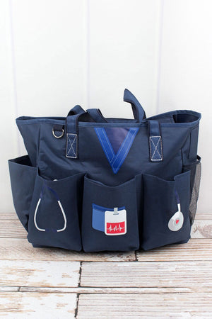 35% OFF! NGIL Scrub Life Navy Large Organizer Tote - Wholesale Accessory Market