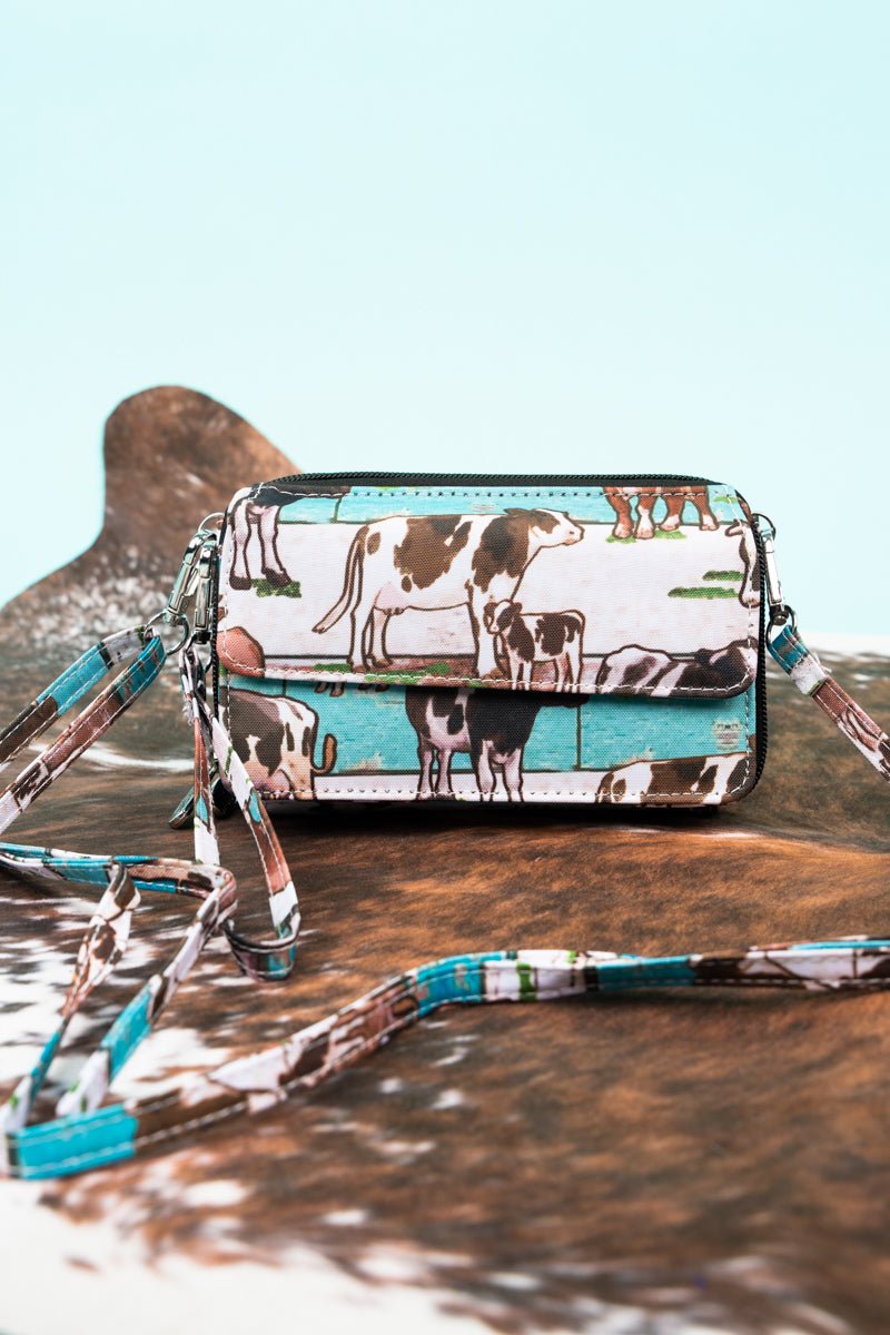 NGIL Have You Herd Crossbody Organizer Clutch - Wholesale Accessory Market